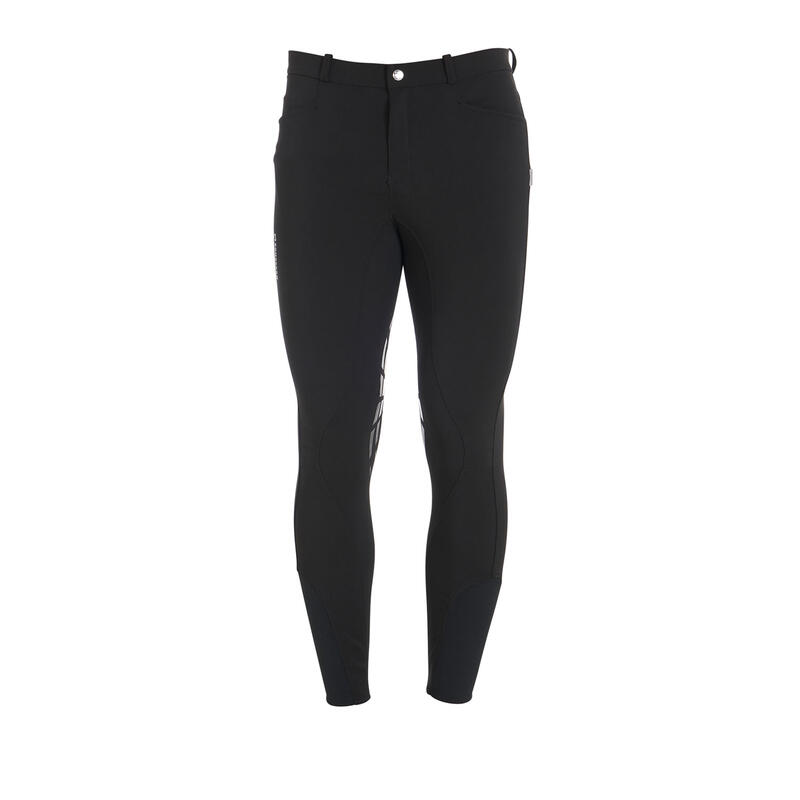 pantalon d'équitation  homme en tissu technique avec grip genou