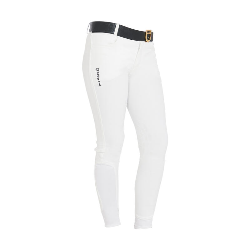 Pantalon d'équitation  unisexe enfant en tissu technique