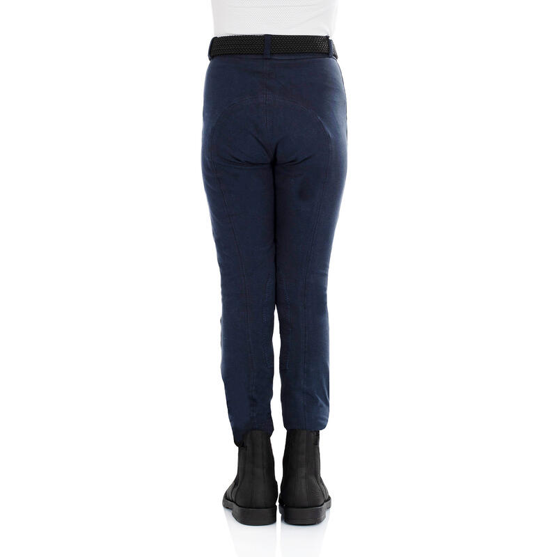 PANTALON D'ÉQUITATION JODHPUR ENFANT EN TISSU TECHNIQUE