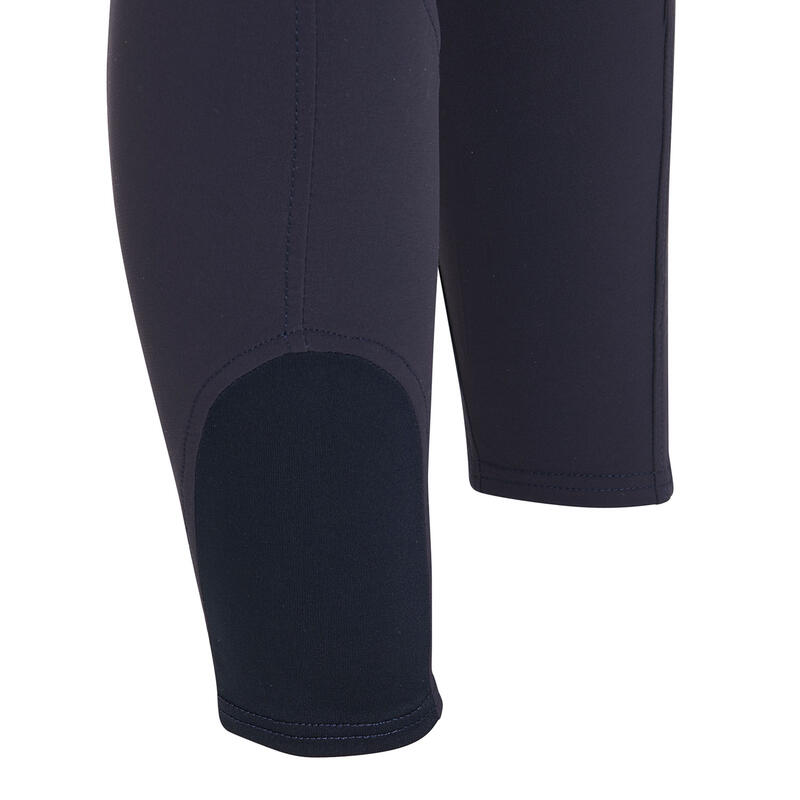 pantalon d'équitation  femme en tissu bi-élastique avec grip genou
