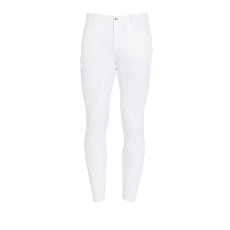 Pantalon d'équitation  homme en tissu technique avec grip genou