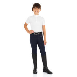 PANTALON D'ÉQUITATION ENFANT EN TISSU TECHNIQUE