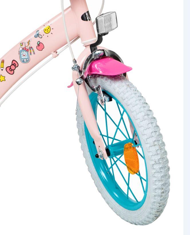 Bicicleta de Niños 14 pulgadas TOIMSA HELLO KITTY Rosa claro 3-5 Años 5/6