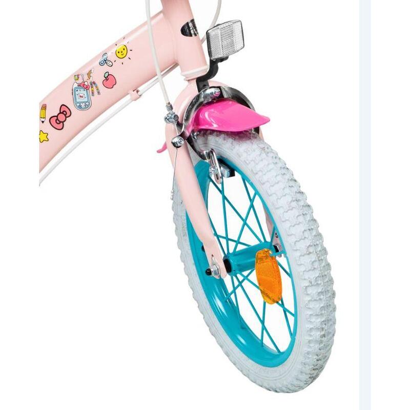 Bicicleta de Niños 14 pulgadas TOIMSA HELLO KITTY Rosa claro 3-5 Años