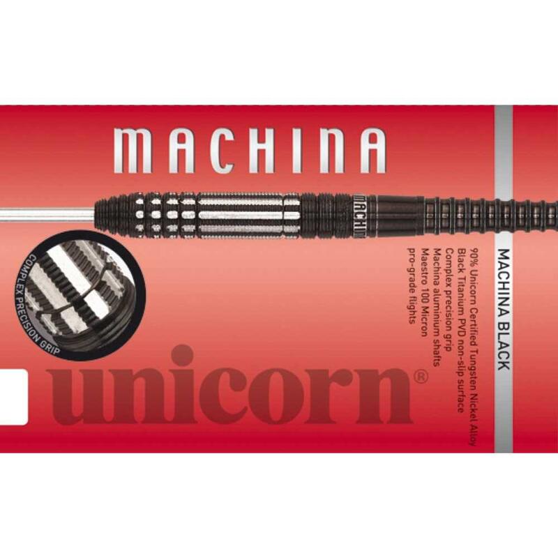 Dardos Unicorn Machina Black 22gr 90%