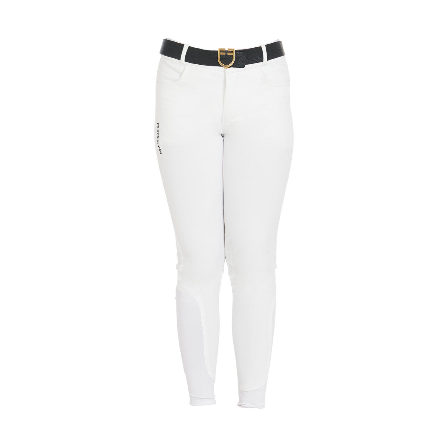 EQUESTRO Pantaloni equitazione unisex bambini in tessuto tecnico