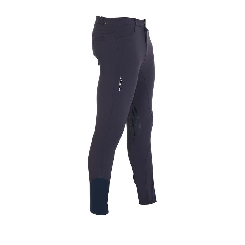 pantalon d'équitation  homme en tissu technique avec grip genou