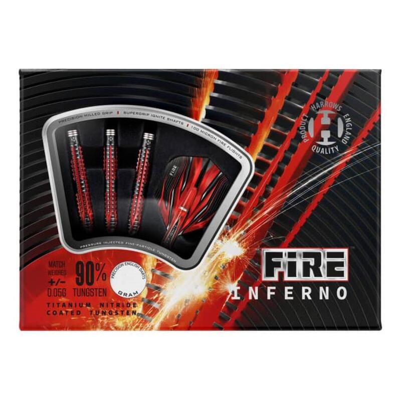 Dardos Harrows Darts Fire Inferno 90%