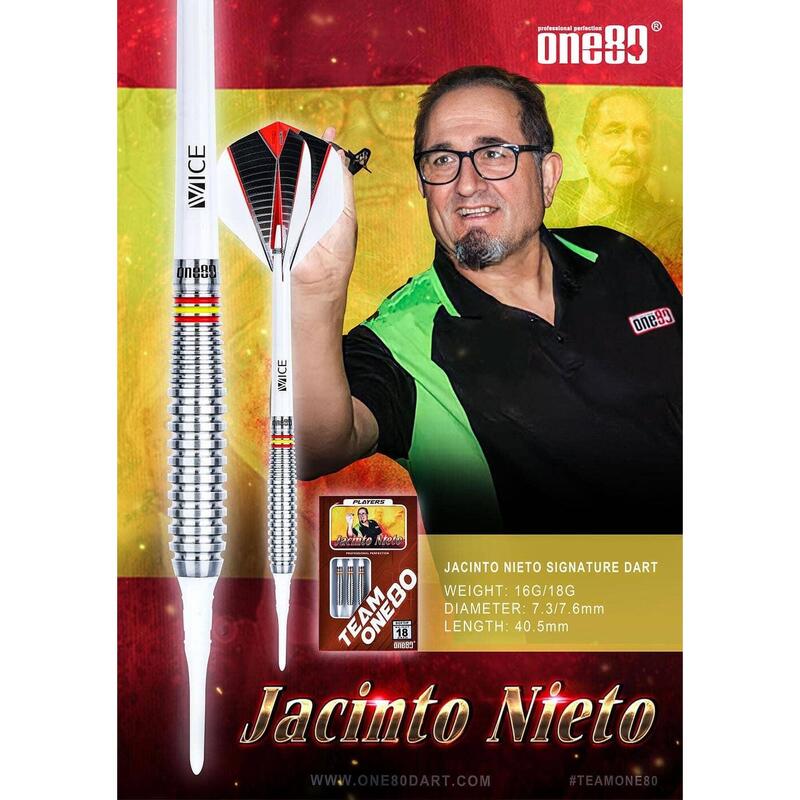 Dardos One80 Jacinto Nieto 80%