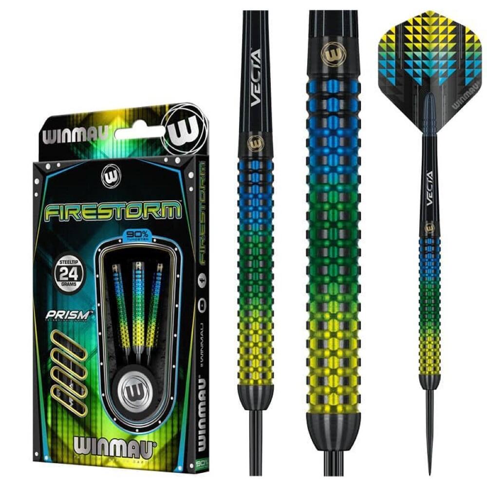 Winmau Firestorm 24g Steeldarts 90% Tungsten 4/6