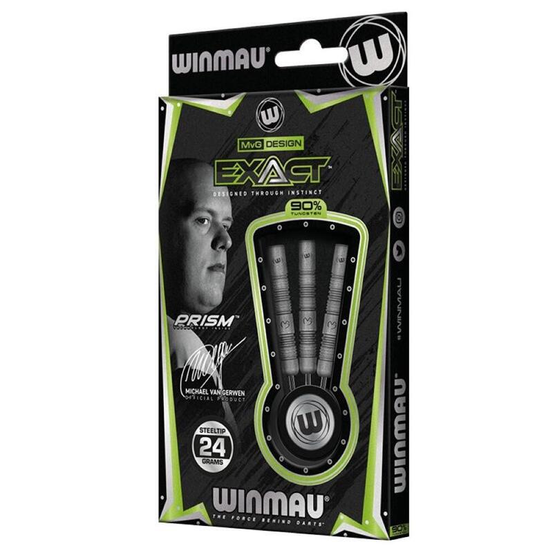 Set sageti Winmau steel MvG Exact, 90% wolfram