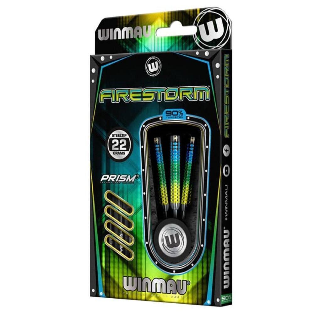 Winmau Firestorm 22g Steeldarts 90% Tungsten 6/6