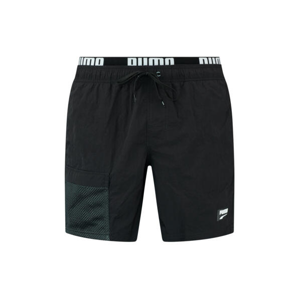 Short de bain utilitaire Mid Shorts pour homme PUMA Noir 5/6