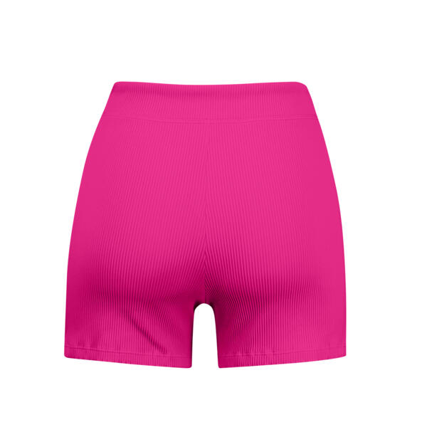 Puma Zwemshort Dames Ribbed Hot Pants Neon Pink