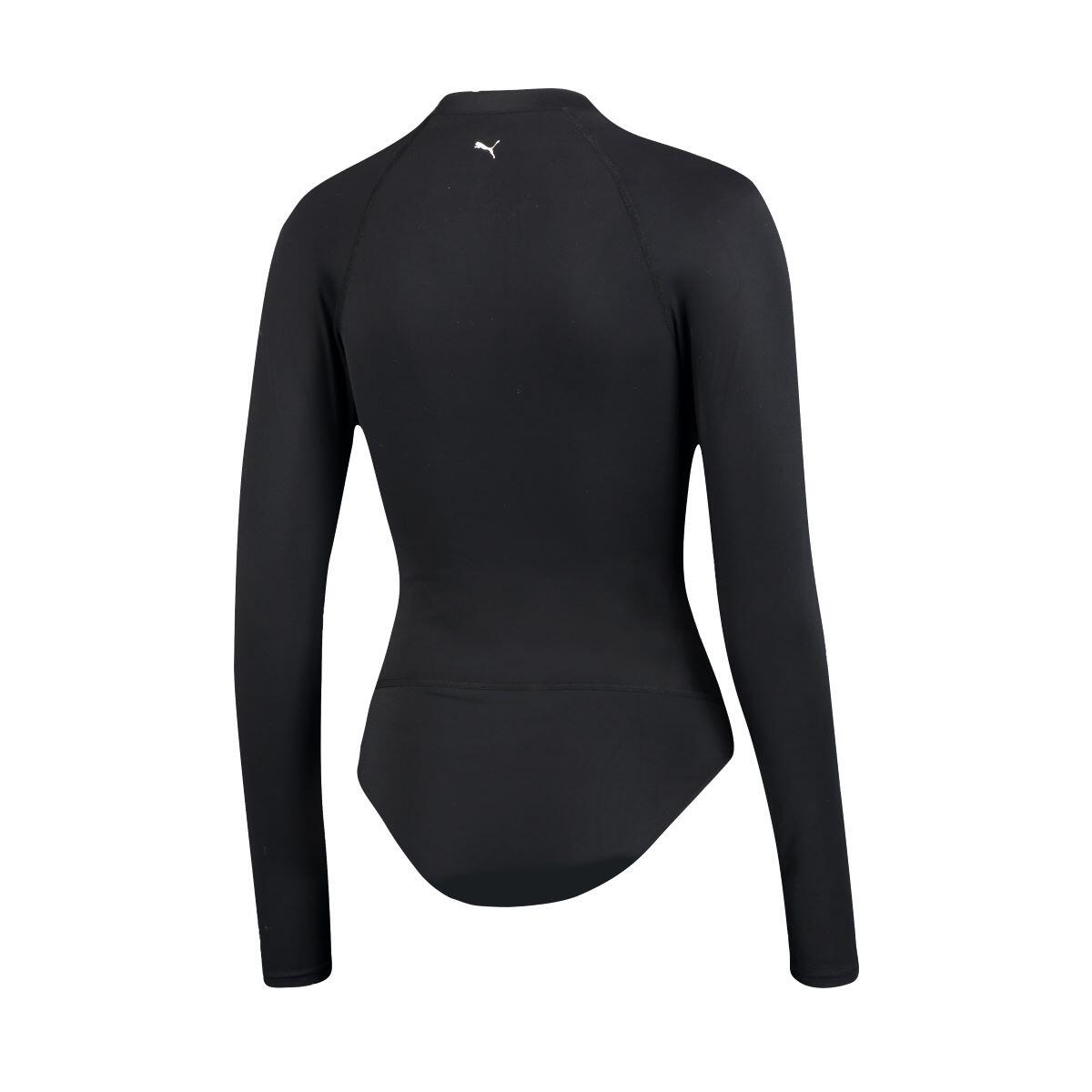 PUMA Swim Surfpak voor Dames met Lange Mouwen Zwart 5/5