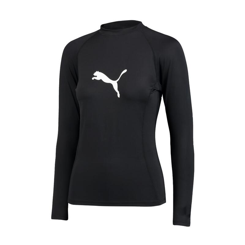 Bluza femei Puma Swim Women Long Sleeve Rash Guard 1, Negru