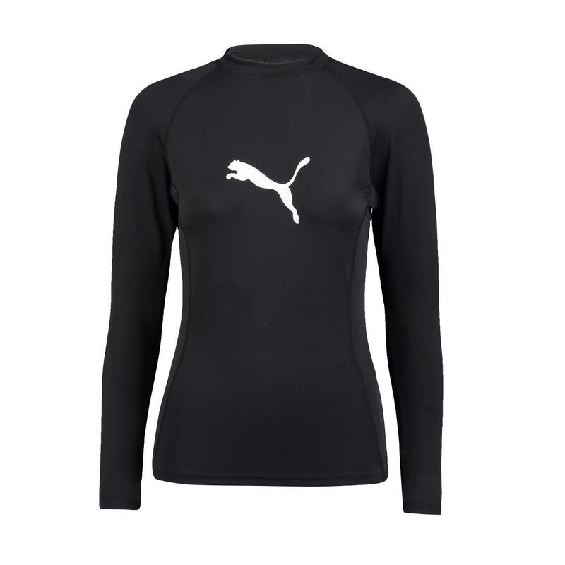 Bluza femei Puma Swim Women Long Sleeve Rash Guard 1, Negru