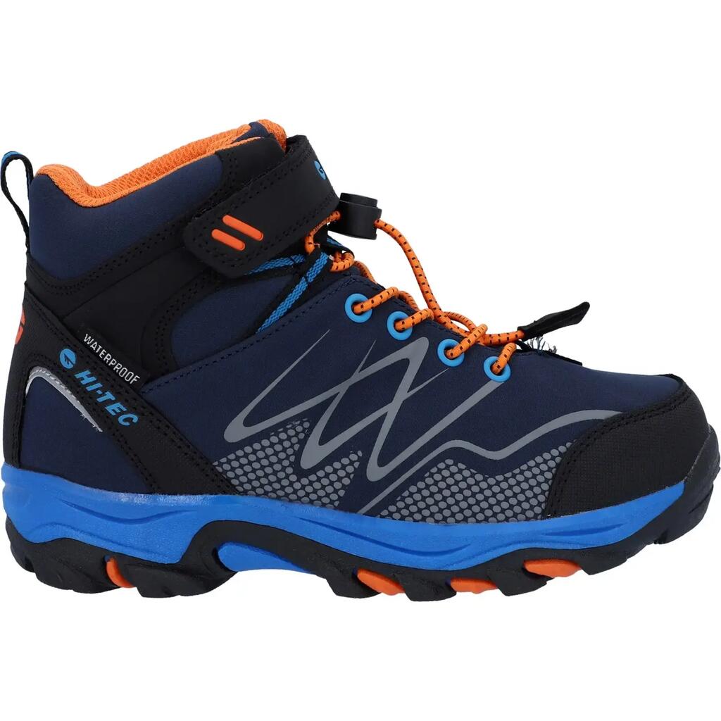 Blackout Mid Childrens Hiking Boots Navy blue