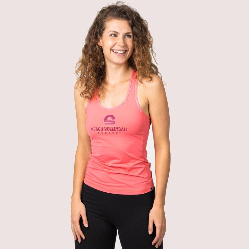 Beachvolleyball Damen Tanktop Sport Tank Top für Frauen Yoga Fitness Shirt