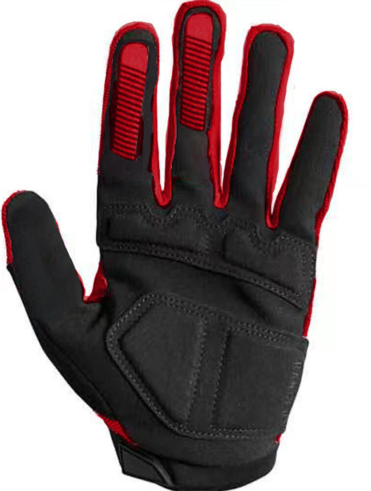 GUANTES ROJO LARGO MTB Adulto 4CIC 2/3