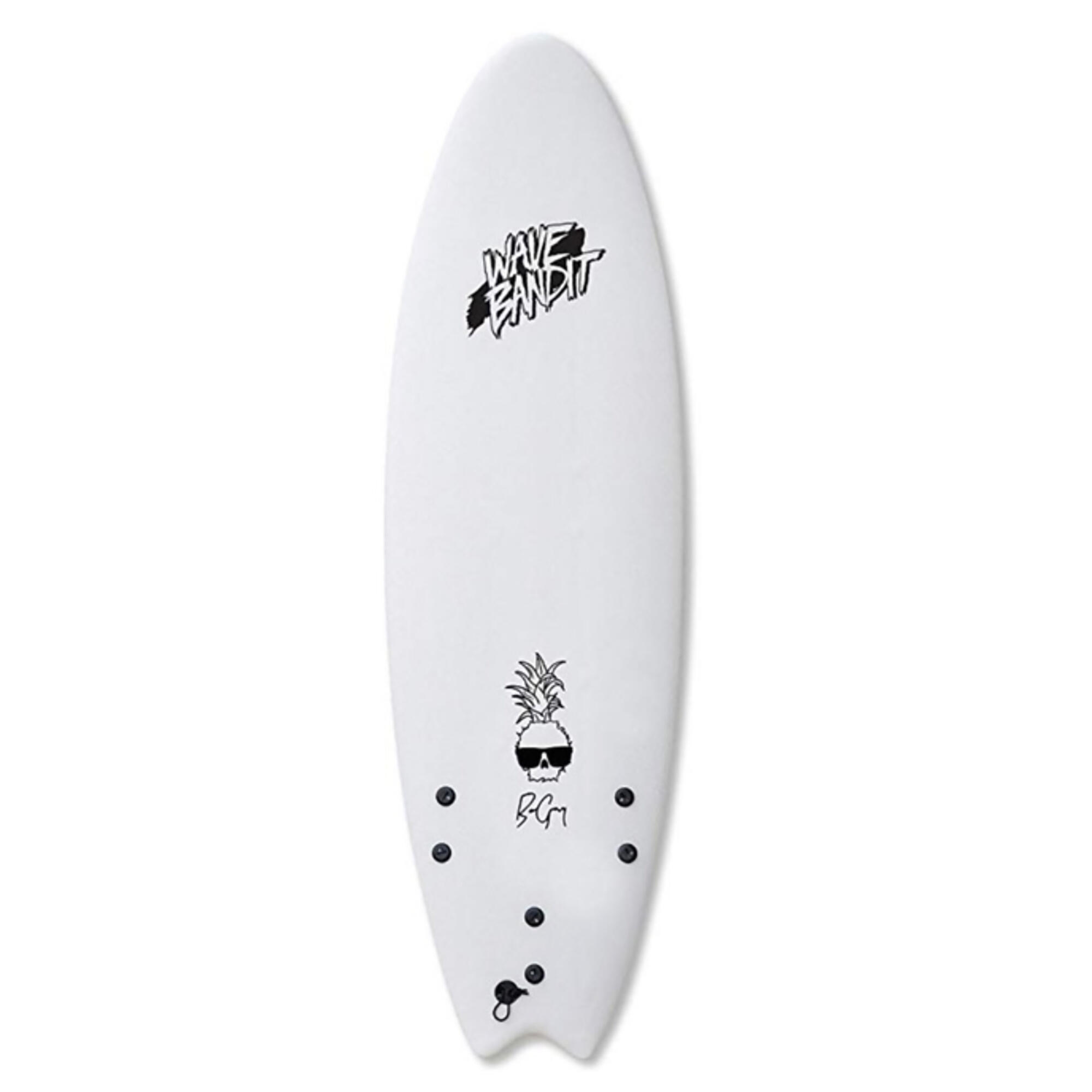 Catch Surf - Catchsurf Ben Gravy Performer 6.0 Tri Softboard (white) - Planche De Surf - Blanc - Taille Unique - Decathlon
