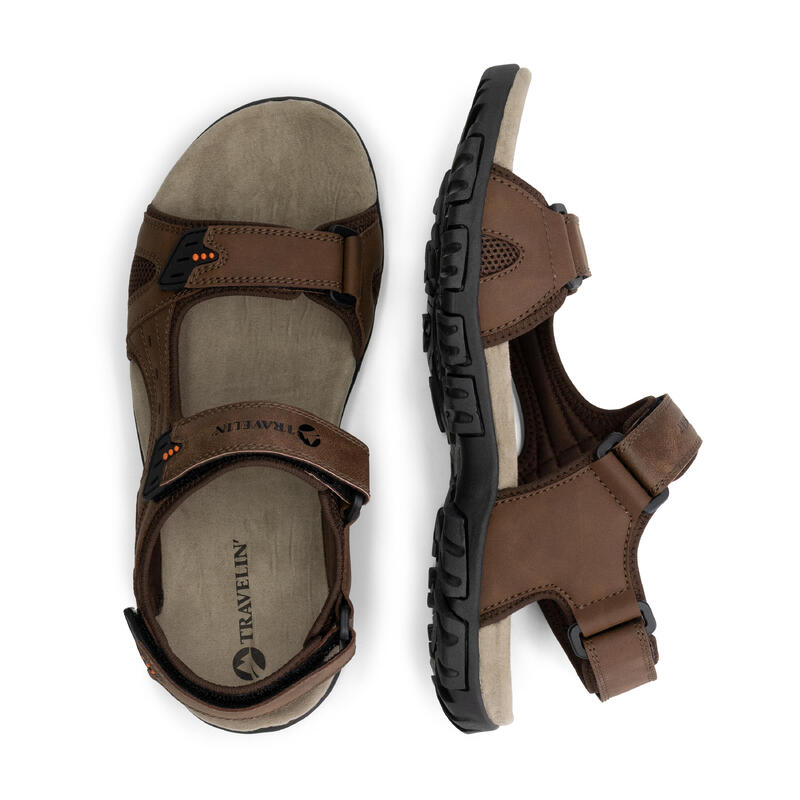 Sandali in pelle PU da trekking - Comfort ottimale - Per uomo - Horten Sandal