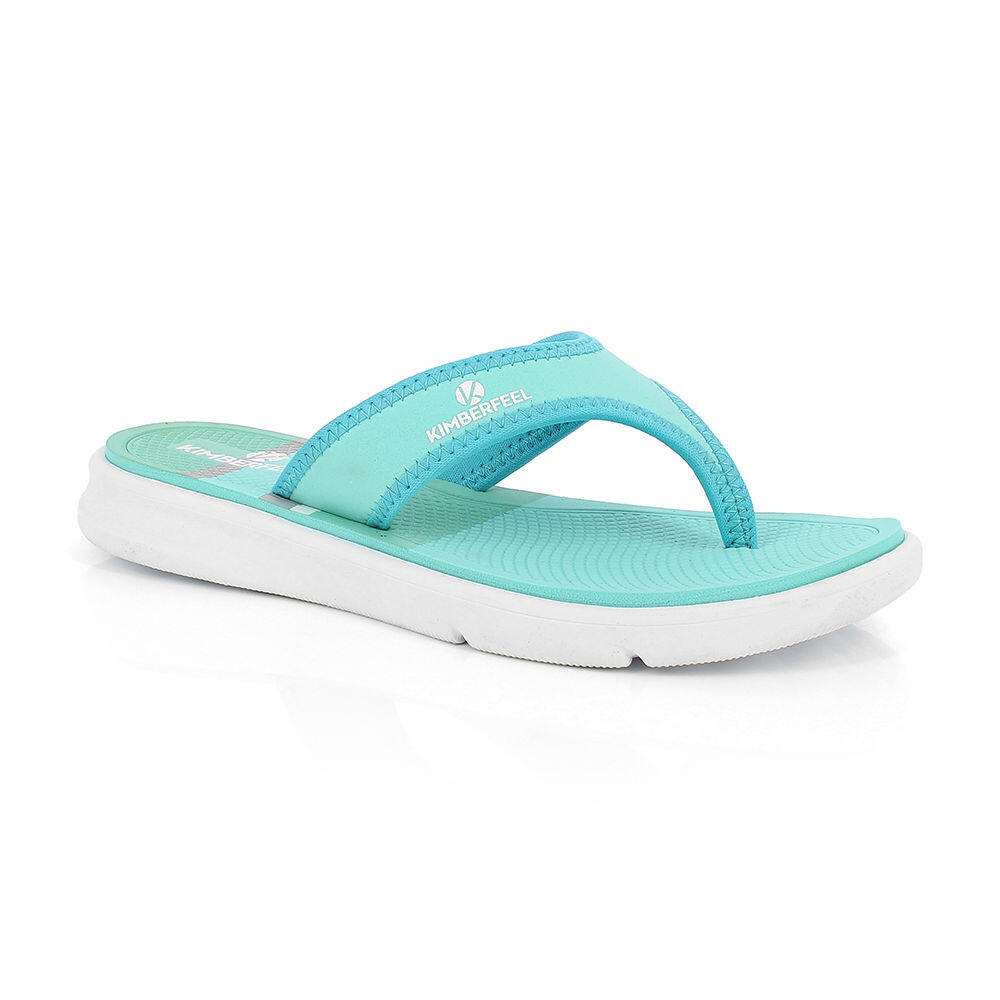 Women's Flip Flops - SPORTY - Turquoise