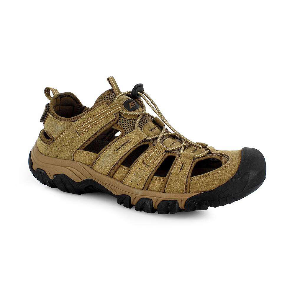 Men's Walking Sandals - MALAGUET - Beige