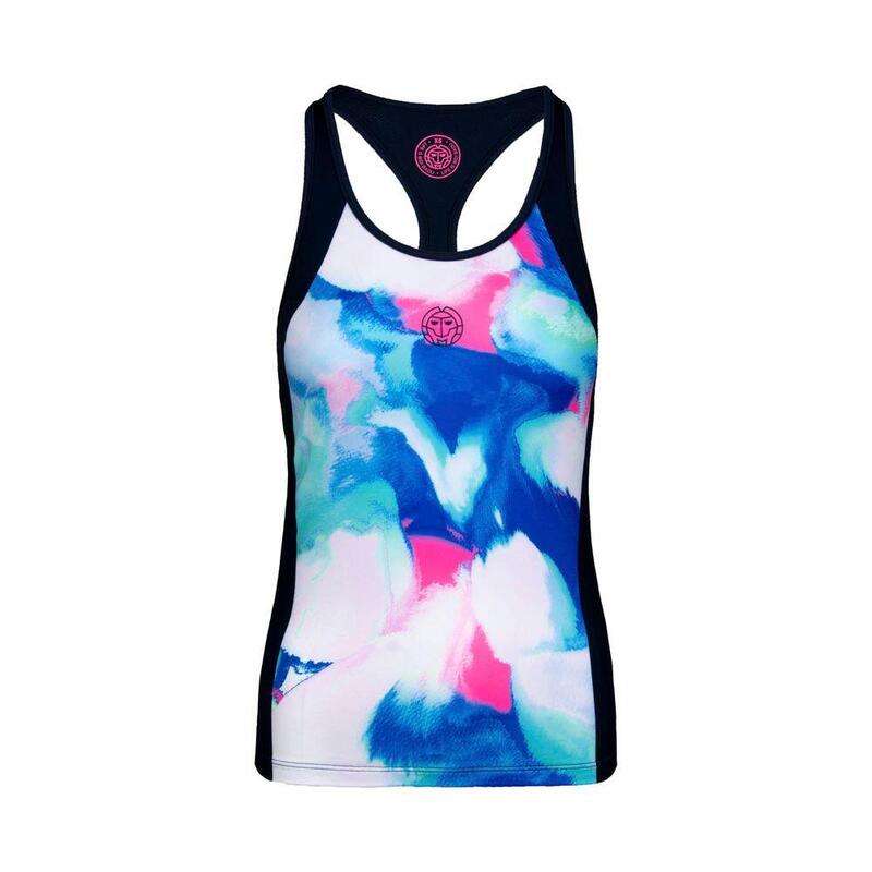 Besma Tech Tank - blue/ rose