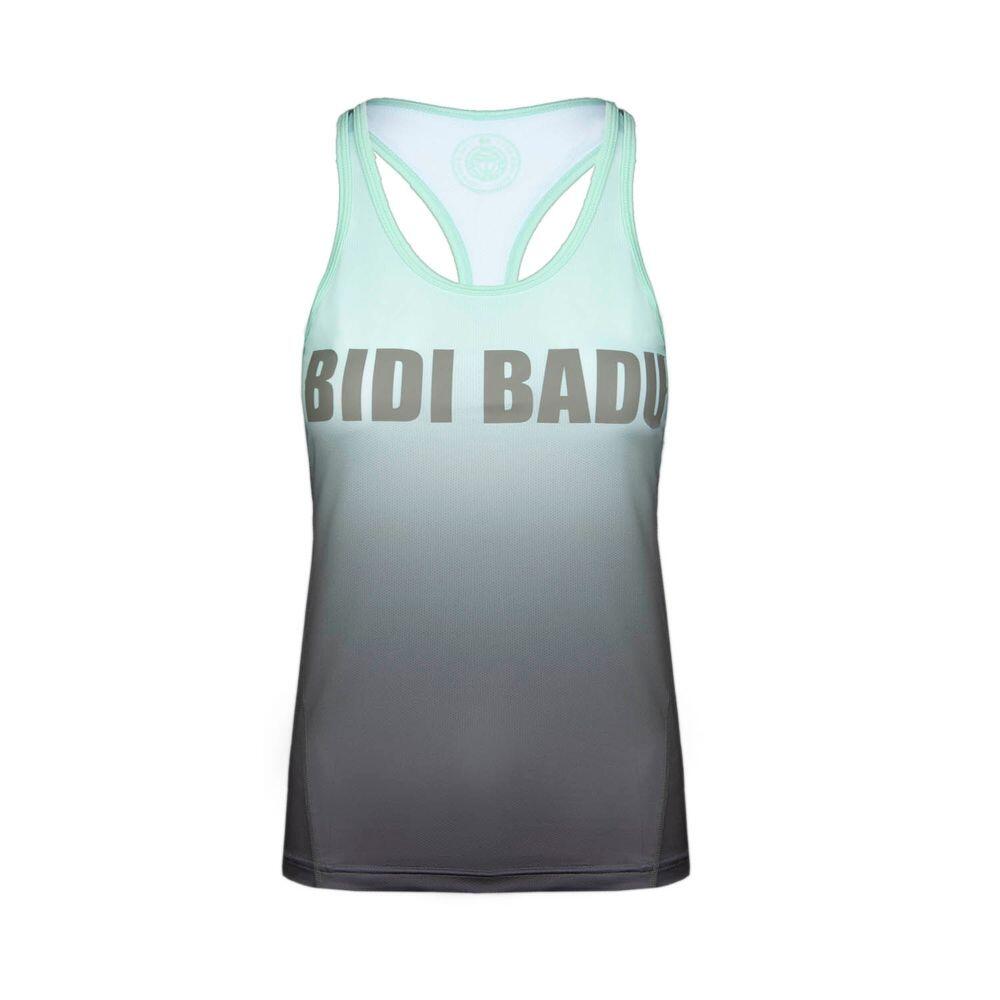 BIDI BADU Rhombo Move Tank Top - Grey, Polyester, Size 36/XS