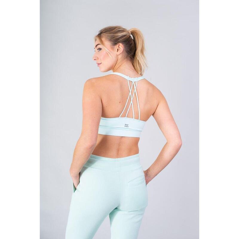 Letty Tech Strappy Bra - mint