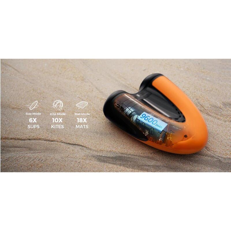 MAX SUP PUMP - 20PSI Cordless Rechargeable Air Pump (for SUP & KITE) - Orange