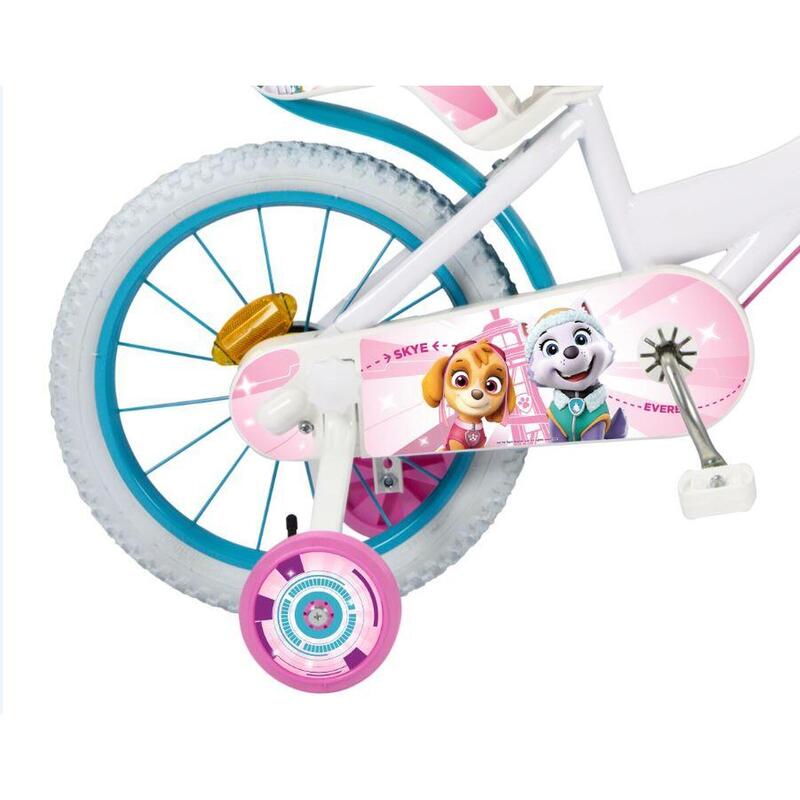 Toimsa | Bicicleta de criança | Paw patrol | amostra | Branco | menina |
