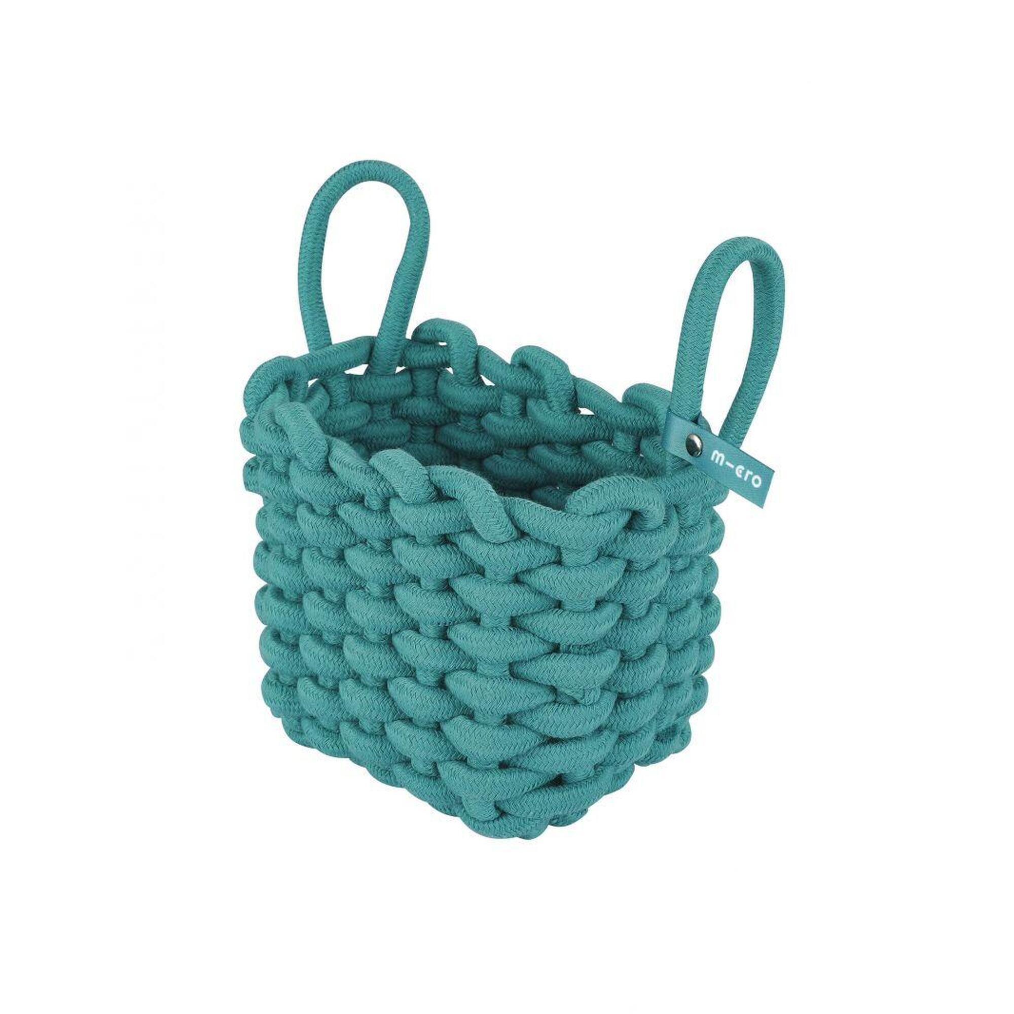 Panier vert pour trottinette