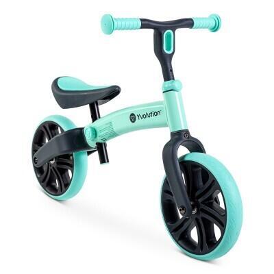 BICICLETA EQUILIBRIO SIN PEDALES PARA NIÑOS YVOLUTION YVELO JUNIOR VERDE