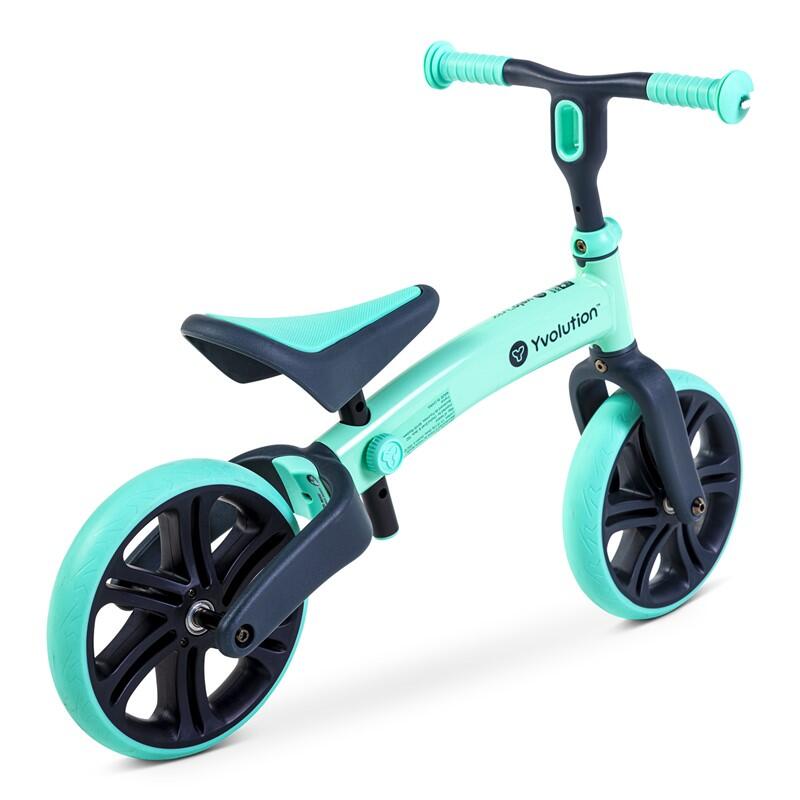 BICICLETA DE BALANCE PARA CRIANÇAS YVOLUTION YVELO JUNIOR VERDE 2/6