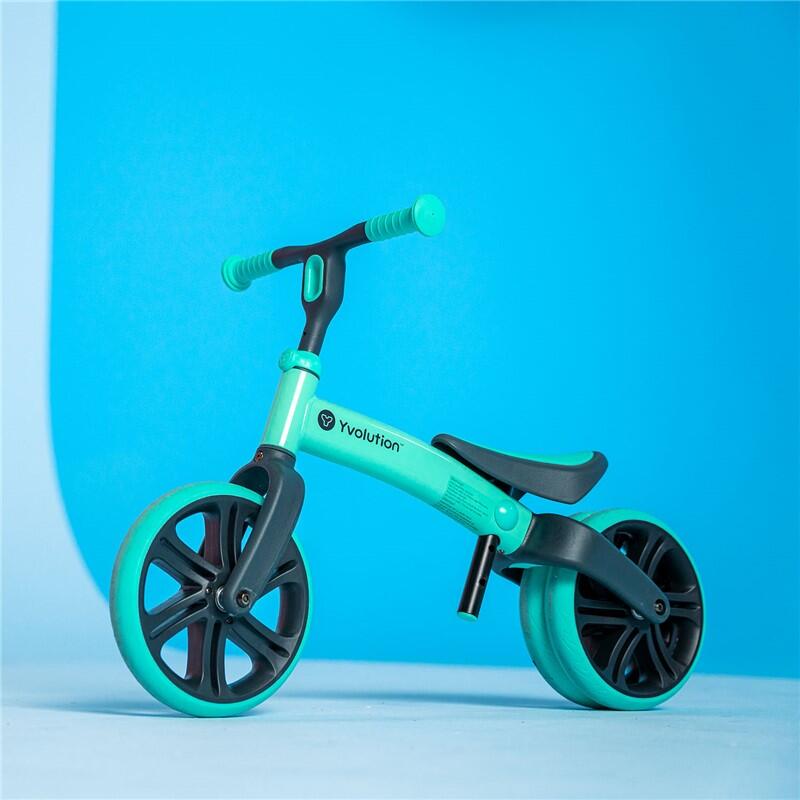BICICLETA DE BALANCE PARA CRIANÇAS YVOLUTION YVELO JUNIOR VERDE 6/6