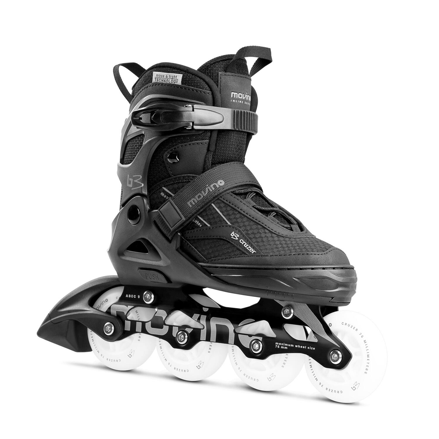 Patins à roulettes réglables fitness pour enfants Movino Cruzer B3 3/8