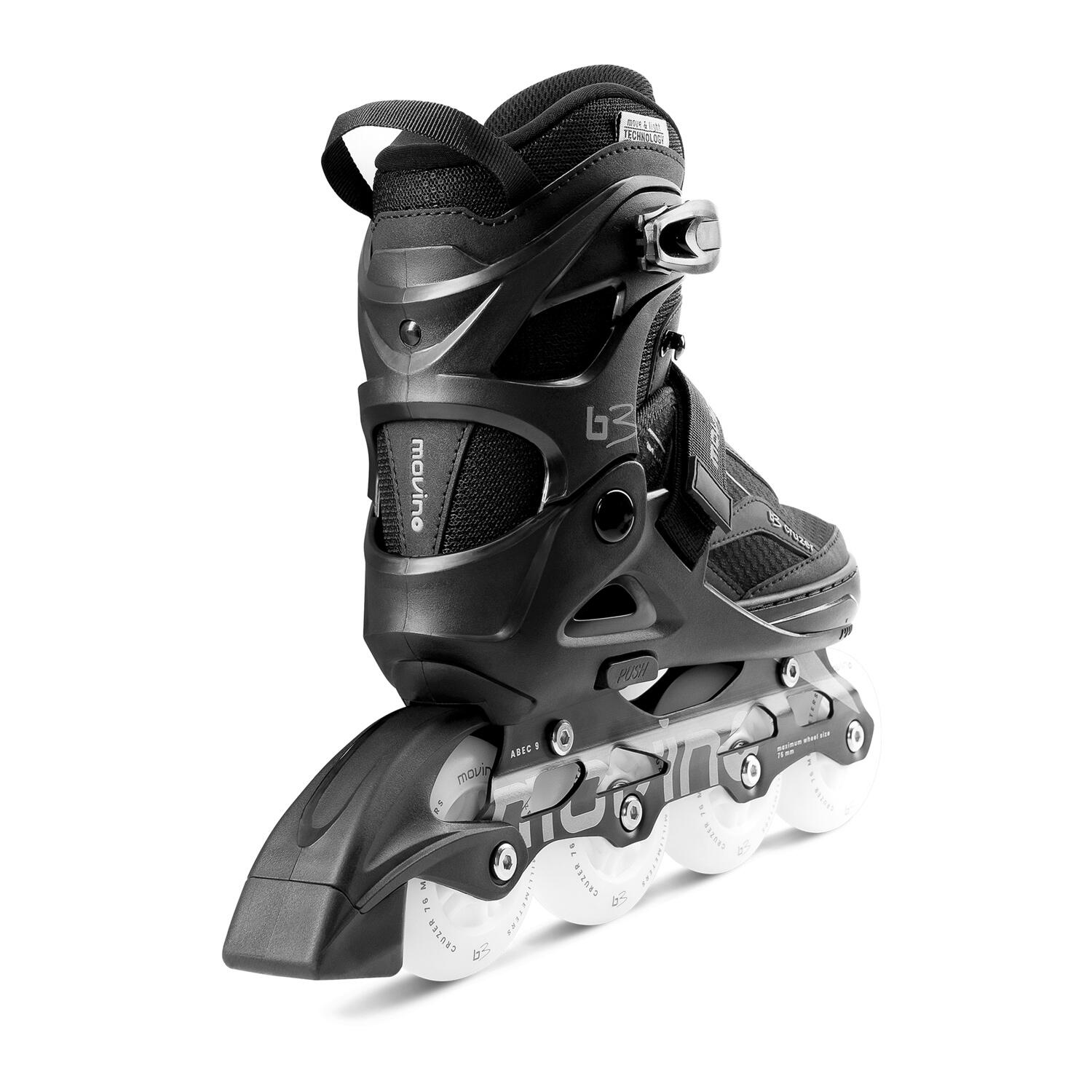 Patins à roulettes réglables fitness pour enfants Movino Cruzer B3 4/8