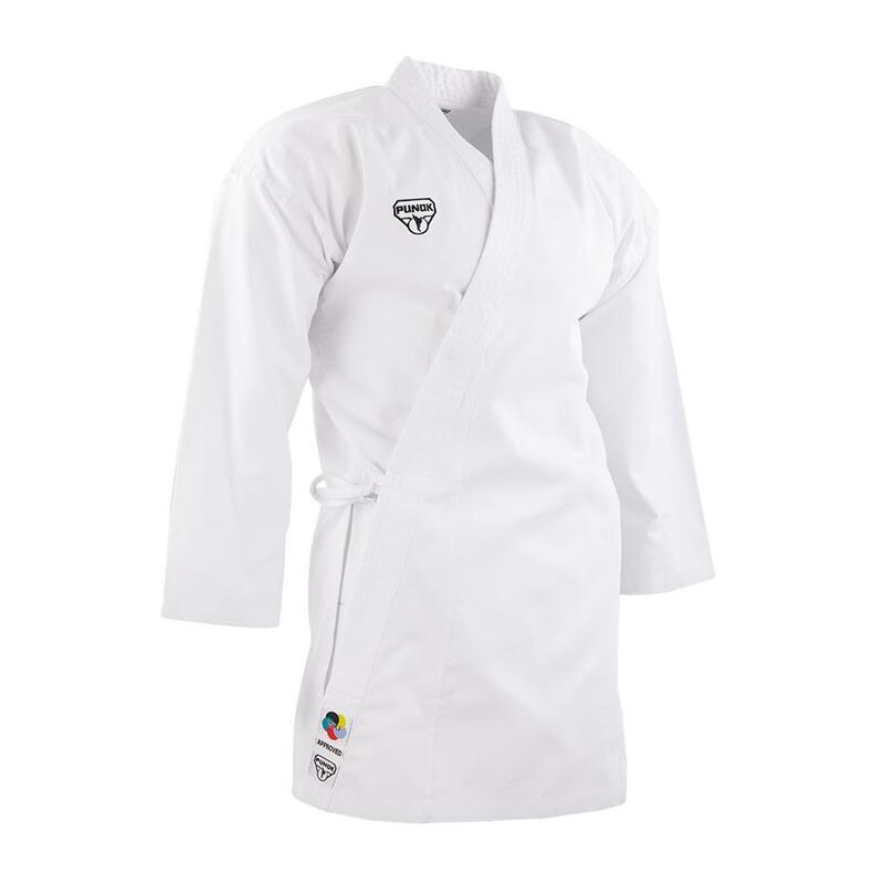 Punok Karate Training Gi Uniform mit Gratis Gürtel, WKF approved