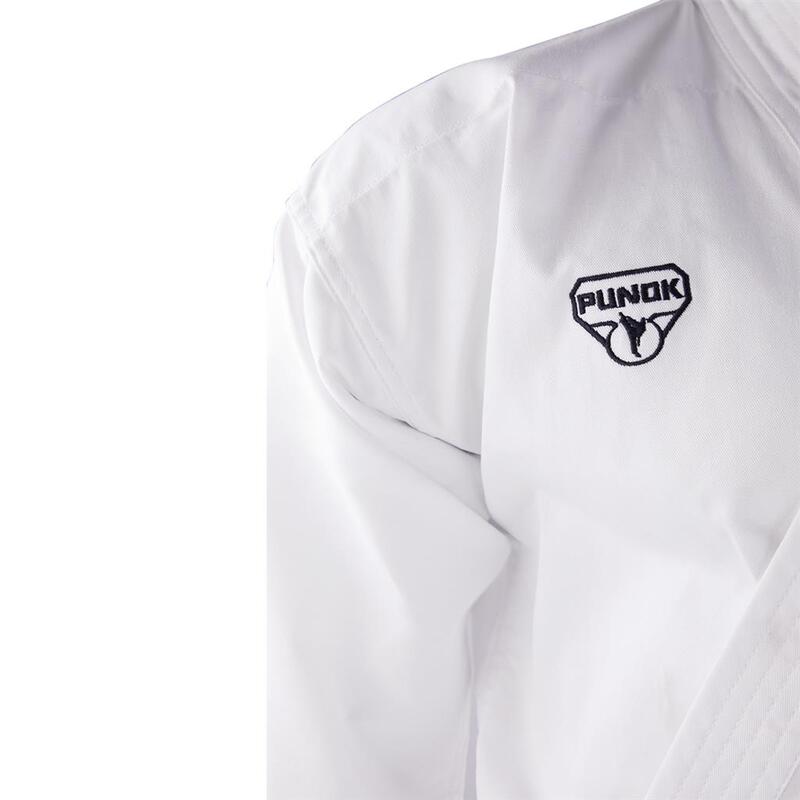 Punok Karate Training Gi Uniform mit Gratis Gürtel, WKF approved