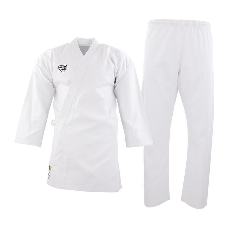 Uniform Gi Karate Training mit Gratis Gürtel WKF approved Punok