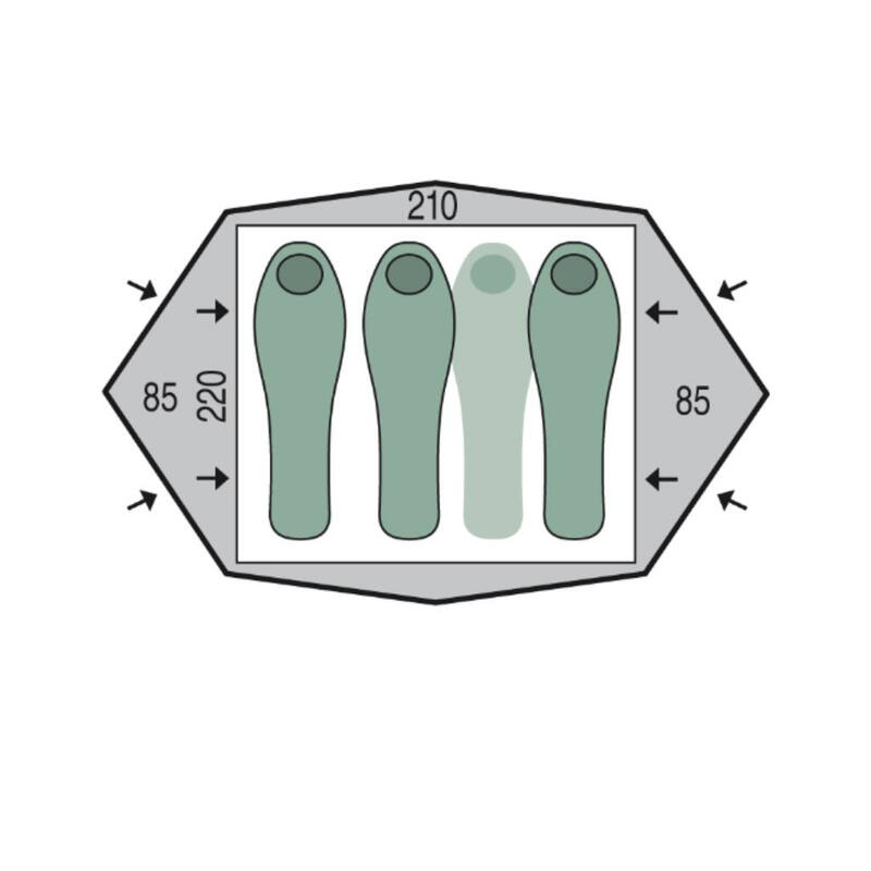 Namiot turystyczny Pinguin GEMINI 210