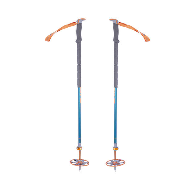 Set bete telescopice Pinguin Tour Long, 2 bucati, 86-150cm, albastru/portocaliu