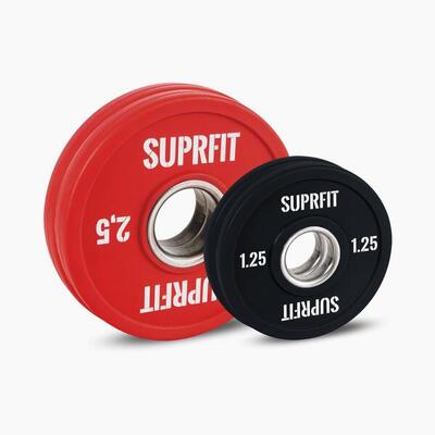Suprfit mini bumper plates starter set - 7.5 kg