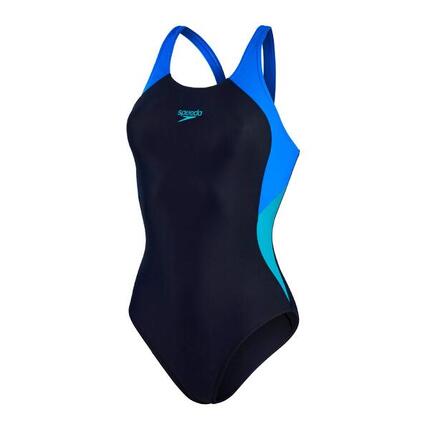 SPEEDO SPEEDO Badpakken COLOURBLOCK SPLICE MUSCLEB NAV DAMES NavBlu