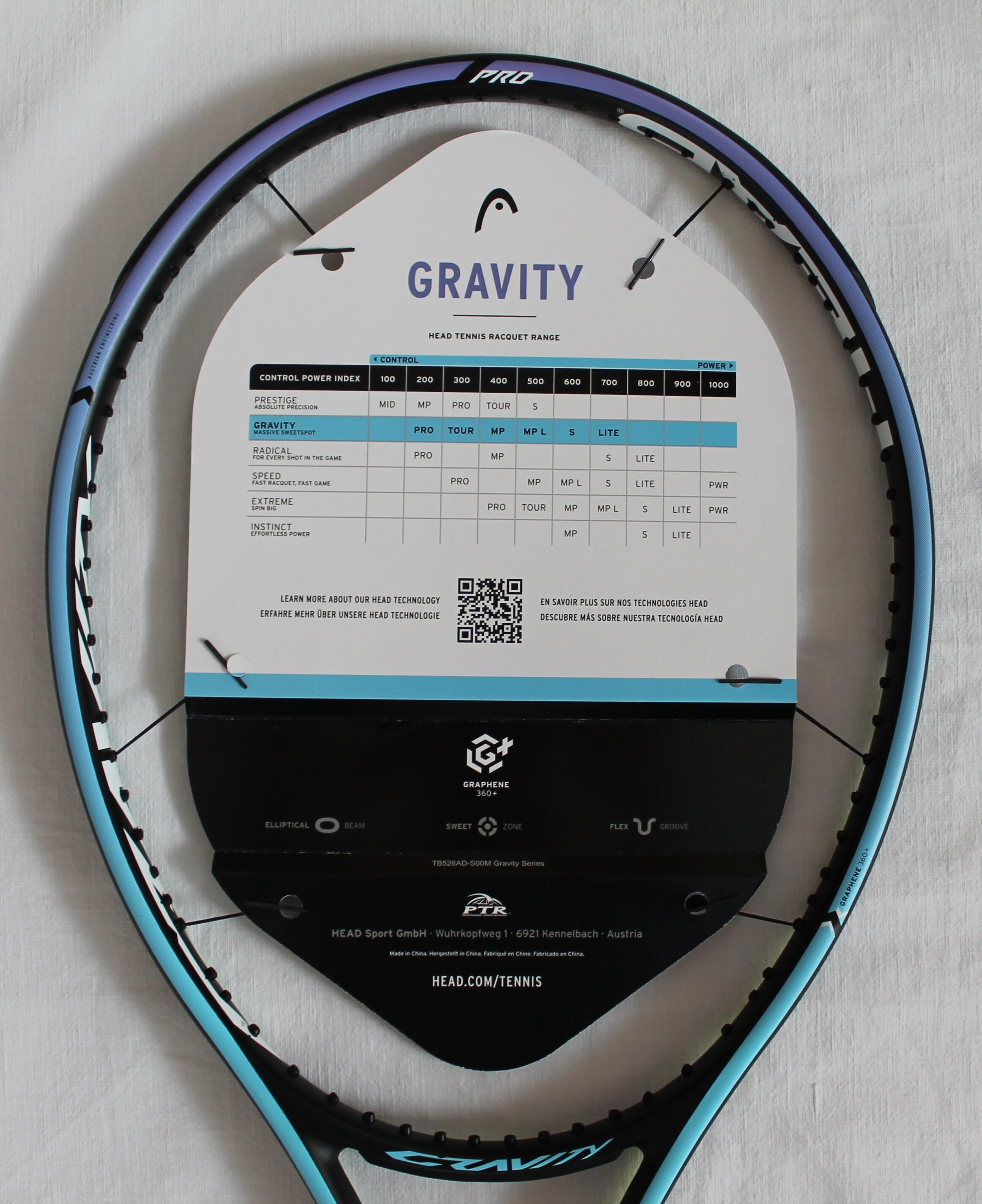 HEAD Gravity TOUR Graphene 360+ Alexander Zverev Turnierschläger 5/7