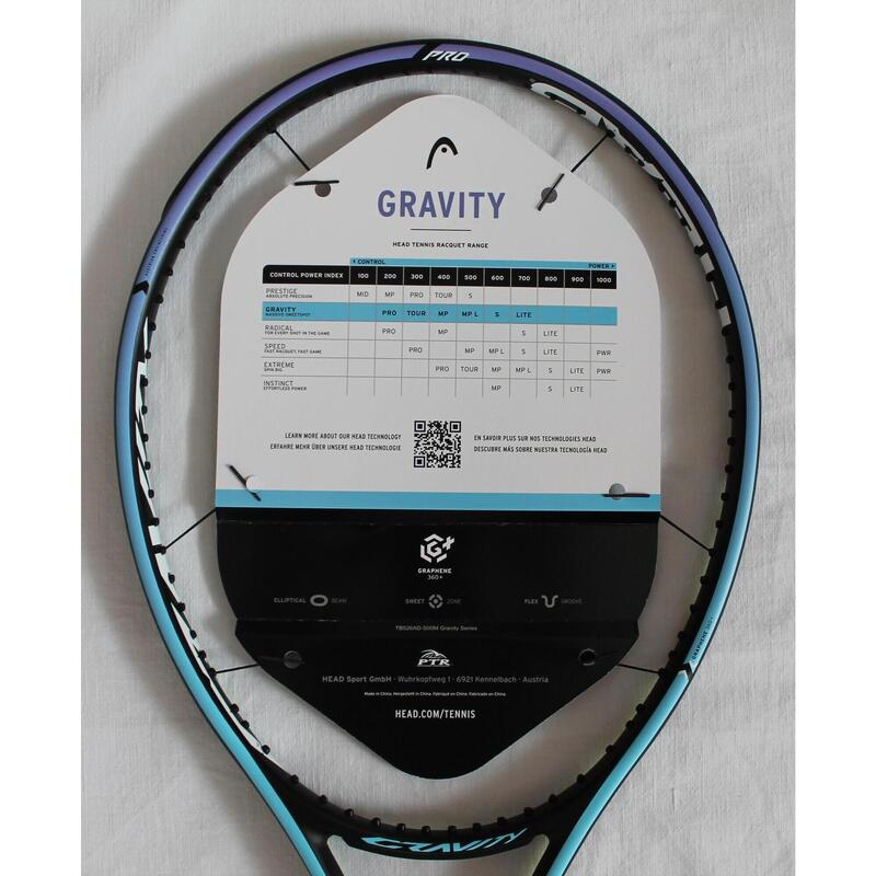 HEAD Gravity TOUR Graphene 360+ Alexander Zverev Turnierschläger