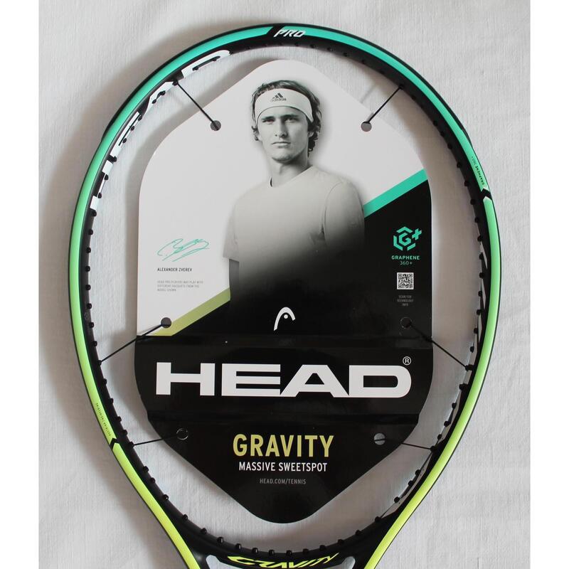 HEAD Gravity PRO Graphene 360+ Alexander Zverev Turnierschläger unbesaitet