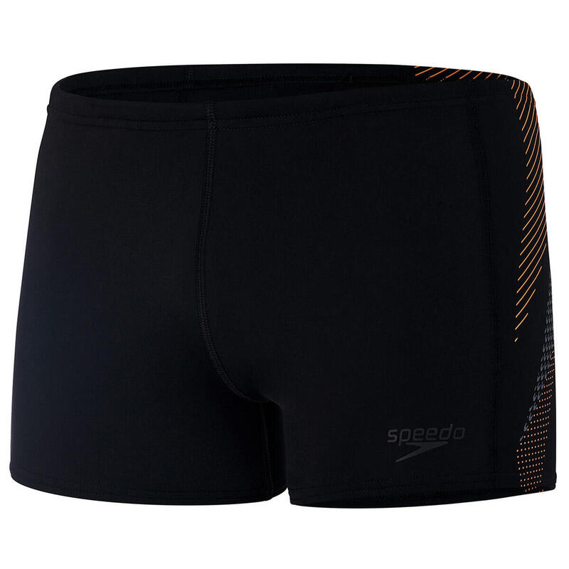 Speedo ECO+ Tech Panel Jammer Black/ Papaya Punch/ USA Charcoal